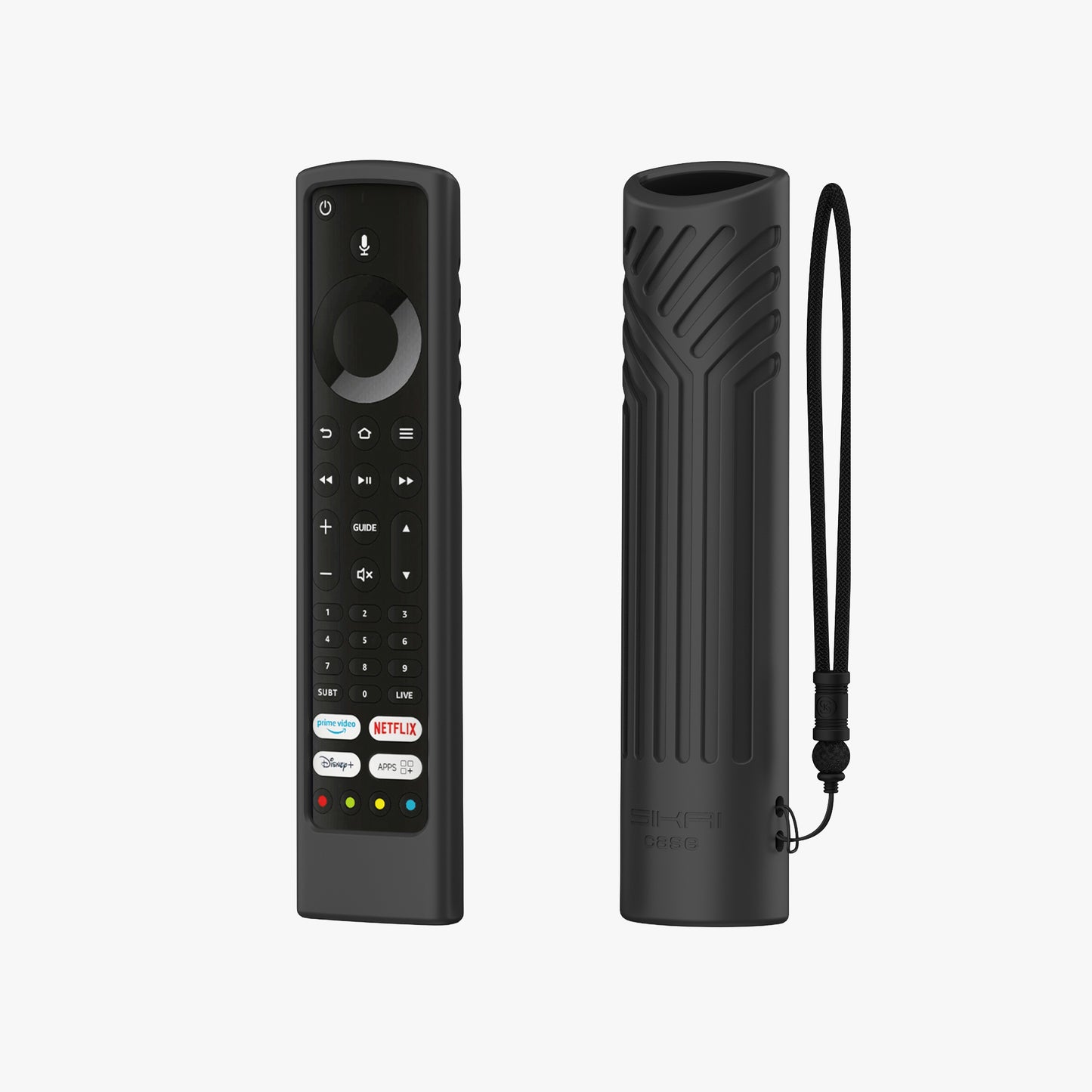 SIKAI-funda de silicona para mando a distancia para Xiaomi Mi TV Stick 4K, Protector de mando a distancia suave para MI TV P1, versión rusa
