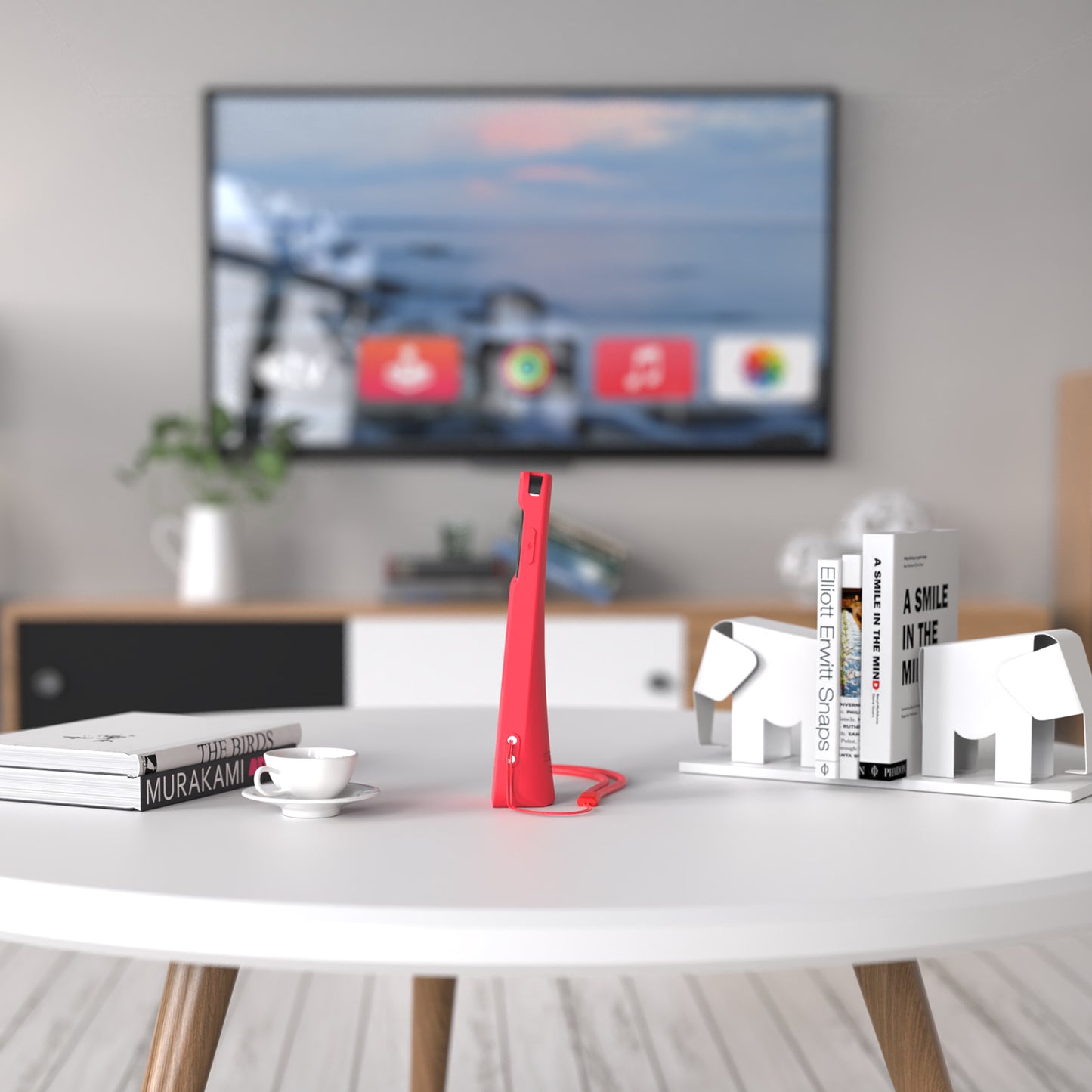 SikaiCase Minimal Silicone Remote Cover for Apple TV Siri Remote with AirTag Slot