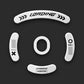 Mouse Feet Skates for Logitech G Pro Wireless Gaming Mouse - 0.8mm PTFE, Smooth Glide, Ultra Strong Flawless Glass Skates, Pro Performance Upgrade (White)