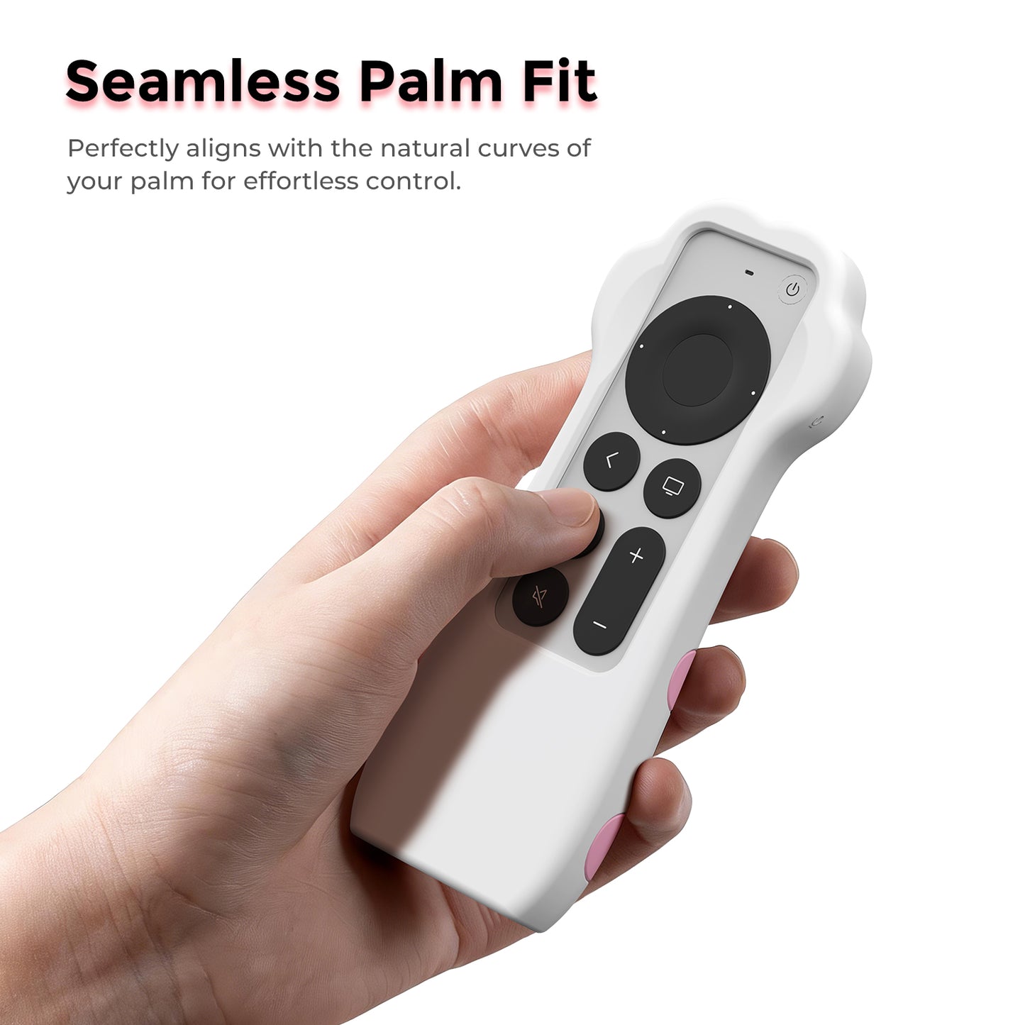 SikaiCase Cat Paw Silicone Remote Cover for Apple TV Siri Remote