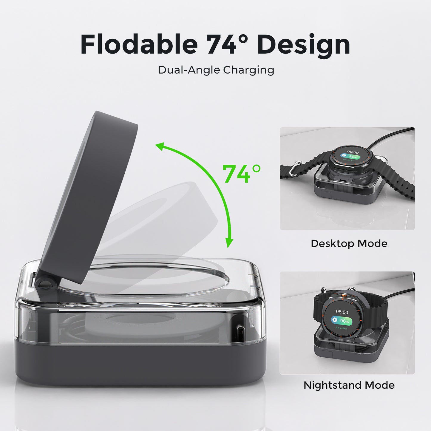 SikaiCase Travel Charging Dock Cable Organizer For Samsung Galaxy Watch