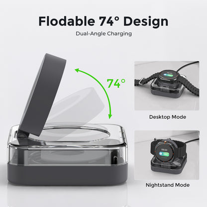 SikaiCase Travel Charging Dock Cable Organizer For Samsung Galaxy Watch