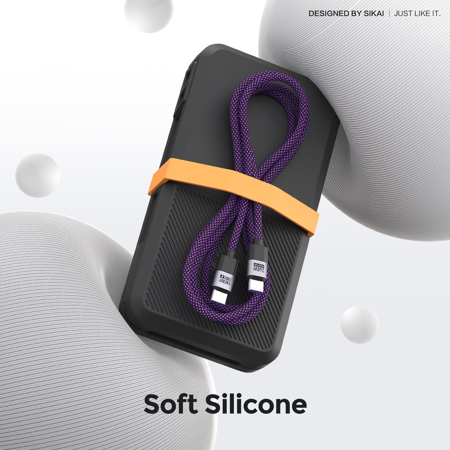 SikaiCase Silicone Case for UGREEN 145W 25000mAh 3-Port Power Bank