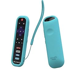 Remote Case for Roku Smart TV RC280 RC282 URC280J XRC280J Remote Control Universal Replacement Lightweight Silicone Case Cover Sleeve Skin with Lanyard for Roku TV Remote