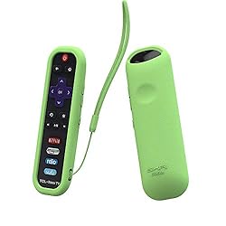 Remote Case for Roku Smart TV RC280 RC282 URC280J XRC280J Remote Control Universal Replacement Lightweight Silicone Case Cover Sleeve Skin with Lanyard for Roku TV Remote