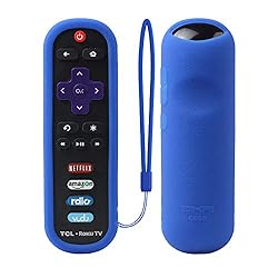 Remote Case for Roku Smart TV RC280 RC282 URC280J XRC280J Remote Control Universal Replacement Lightweight Silicone Case Cover Sleeve Skin with Lanyard for Roku TV Remote