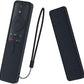 SIKAI Silicone Case for XIAOMI MI Box S Remote Shockproof Protective Cover for MI BOX S Remote Washable Skin-Friendly Dirt-Proof Anti-Lost with Remote Loop (Black)