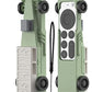 Silicone Apple TV Remote Case Compatible with Apple TV 4K 2021/2022 Remote,Shockproof Protective Skin for New Siri Apple TV Remote (2nd/3nd Generation),Anti-Lost retro car (Green&White)