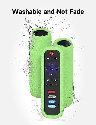 Remote Case for Roku Smart TV RC280 RC282 URC280J XRC280J Remote Control Universal Replacement Lightweight Silicone Case Cover Sleeve Skin with Lanyard for Roku TV Remote