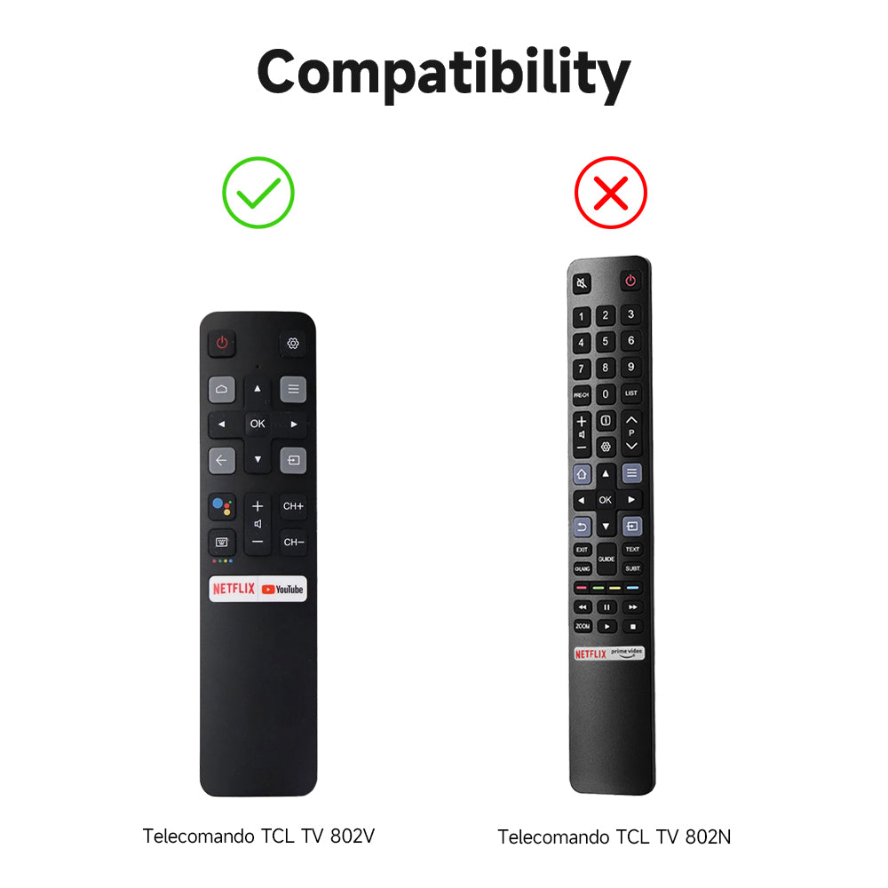 SikaiCase silicone remote cover for TCL RC802V voice remote - product image 4