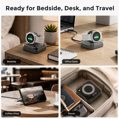SikaiCase Travel Charging Dock Cable Organizer For Samsung Galaxy Watch