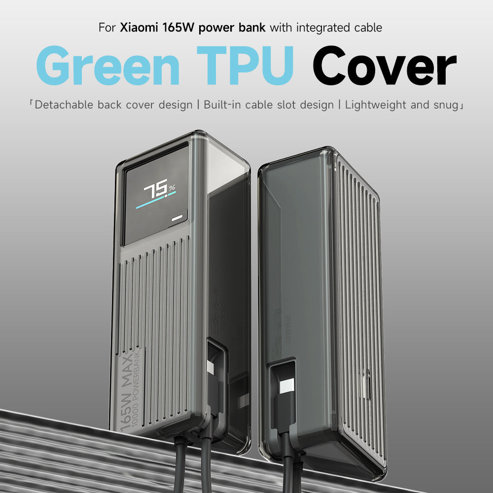 SikaiCase TPU Protective Case for Xiaomi 165W 10000mAh Power Bank (Integrated Cable)