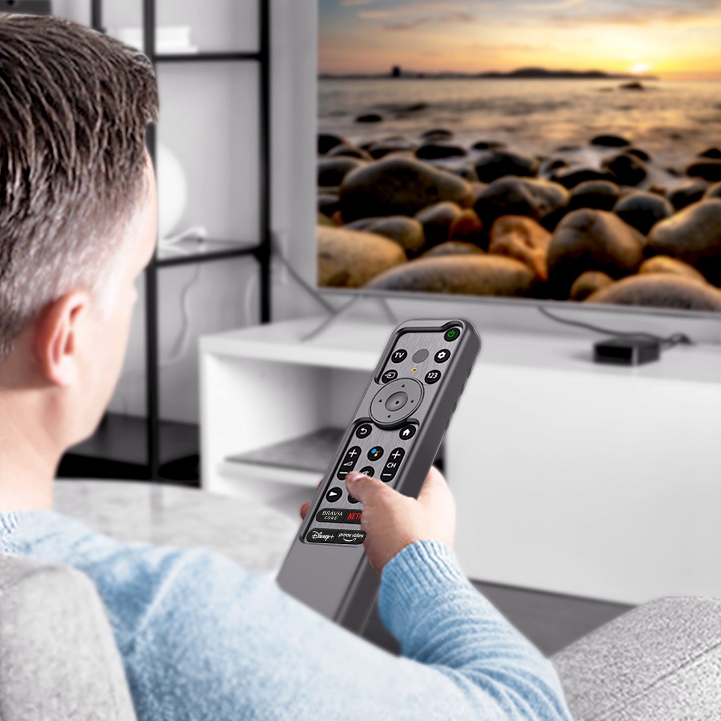 SikaiCase Silicone Remote Cover for Sony BRAVIA XR Remote (RMF-TX800P / TX900U)