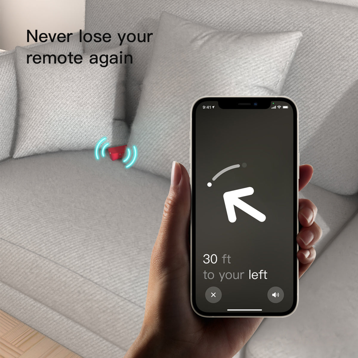 SikaiCase Minimal Silicone Remote Cover for Apple TV Siri Remote with AirTag Slot