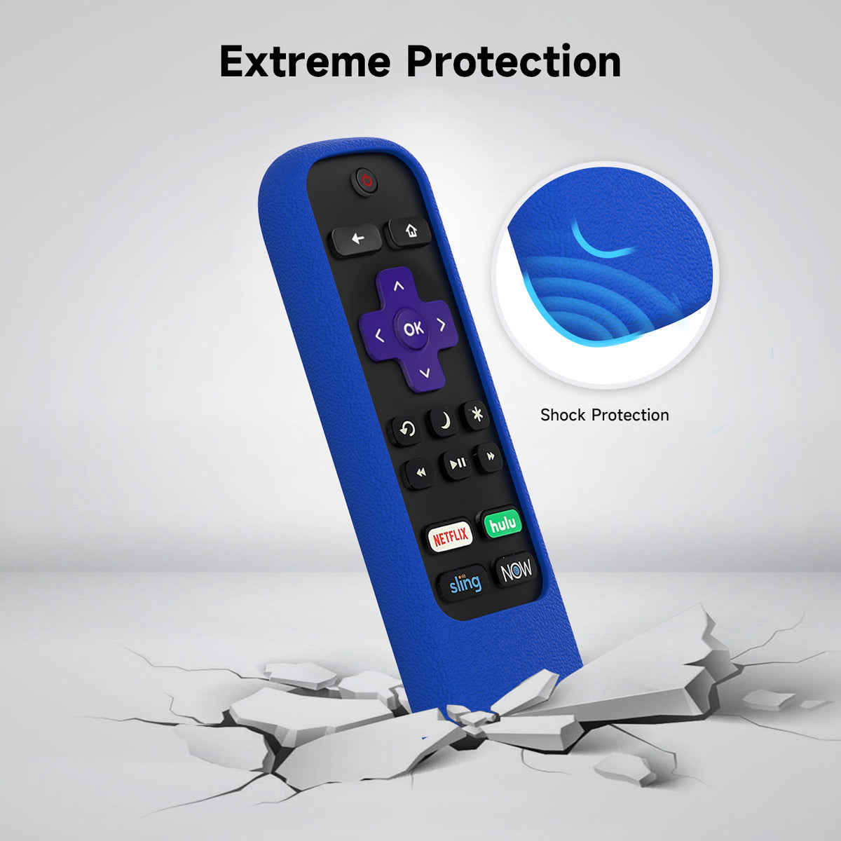 SikaiCase silicone remote cover for Roku RC580 Stick 4K Plus RCA1R RCAL7R - product image 8