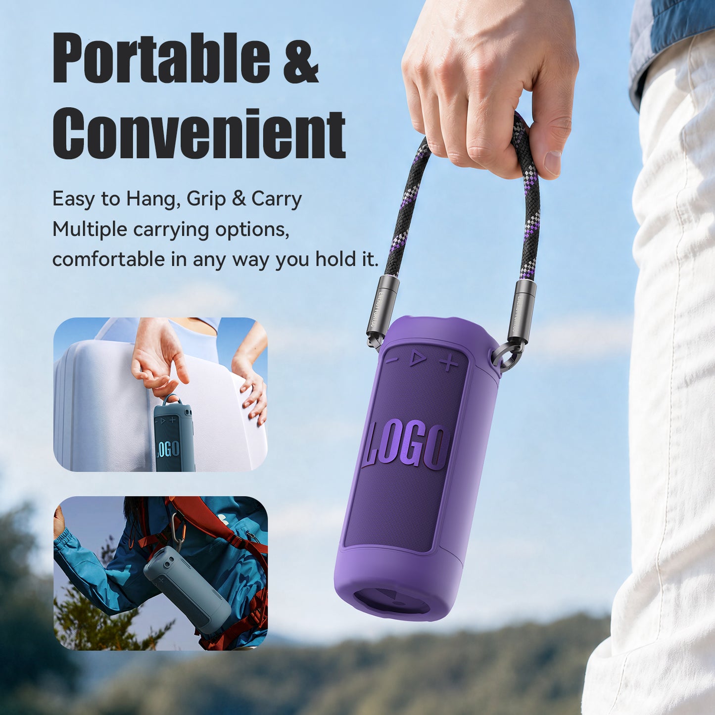 SikaiCase Silicone Case for JBL Grip Bluetooth Speaker