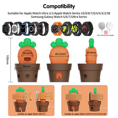 SikaiCase Potted Plant Charger Stand for Apple Watch