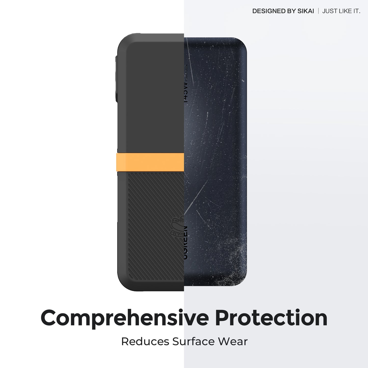SikaiCase Silicone Case for UGREEN 145W 25000mAh 3-Port Power Bank