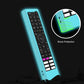 Silicone Hisense Remote Cover Compatible with Hisense Smart TV Remote ERF3C80H,2AVIGBR0001,25780-2AVIGBR0001,Skin-Friendly Case for A4H Series Android TV Remote Anti-Lost with Lanyard(Black)