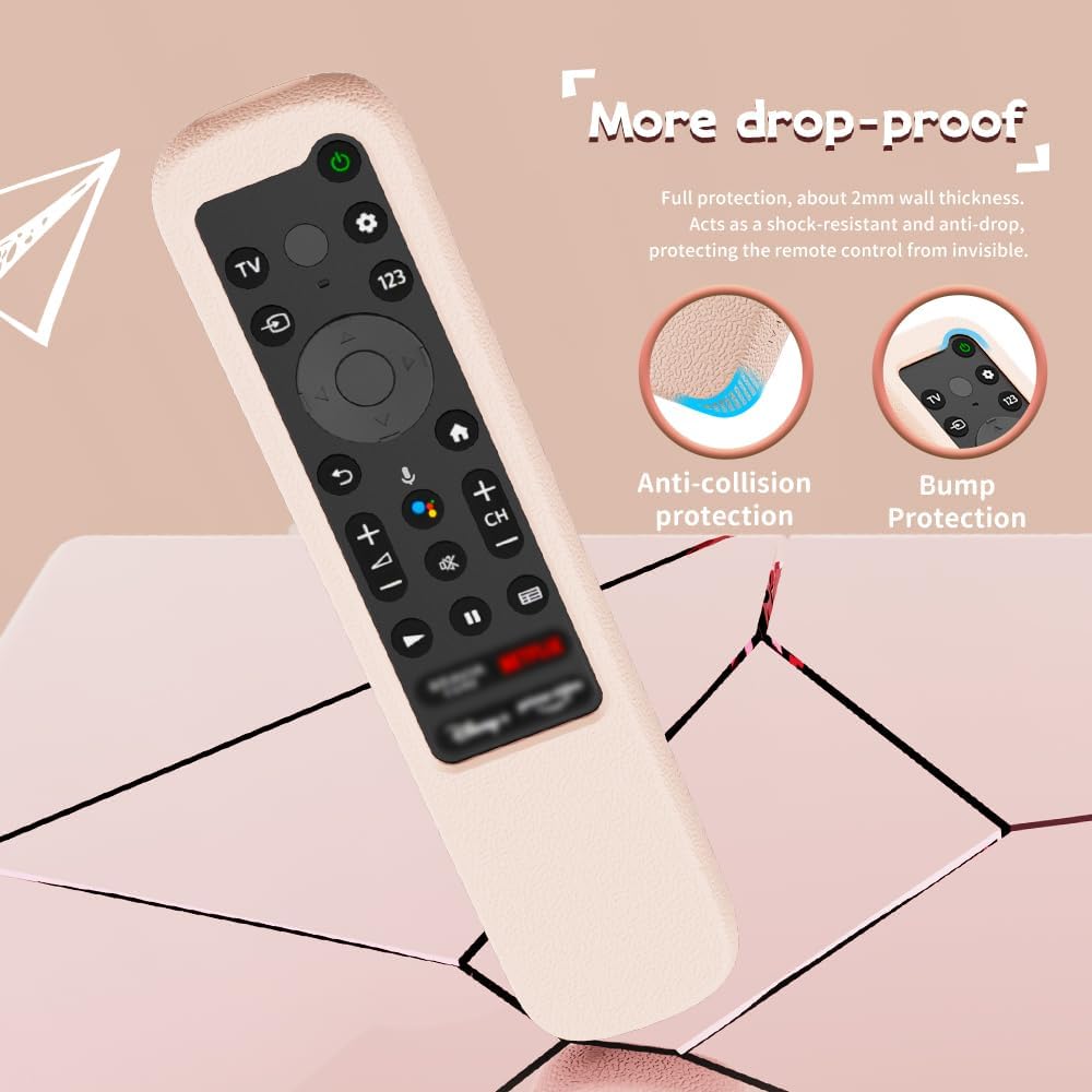 Silicone Sony TV Remote Case - Compatible with 2022-2024 Sony BRAVIA XR TV RMF-TX800P/TX920U/TX900U/TX802U