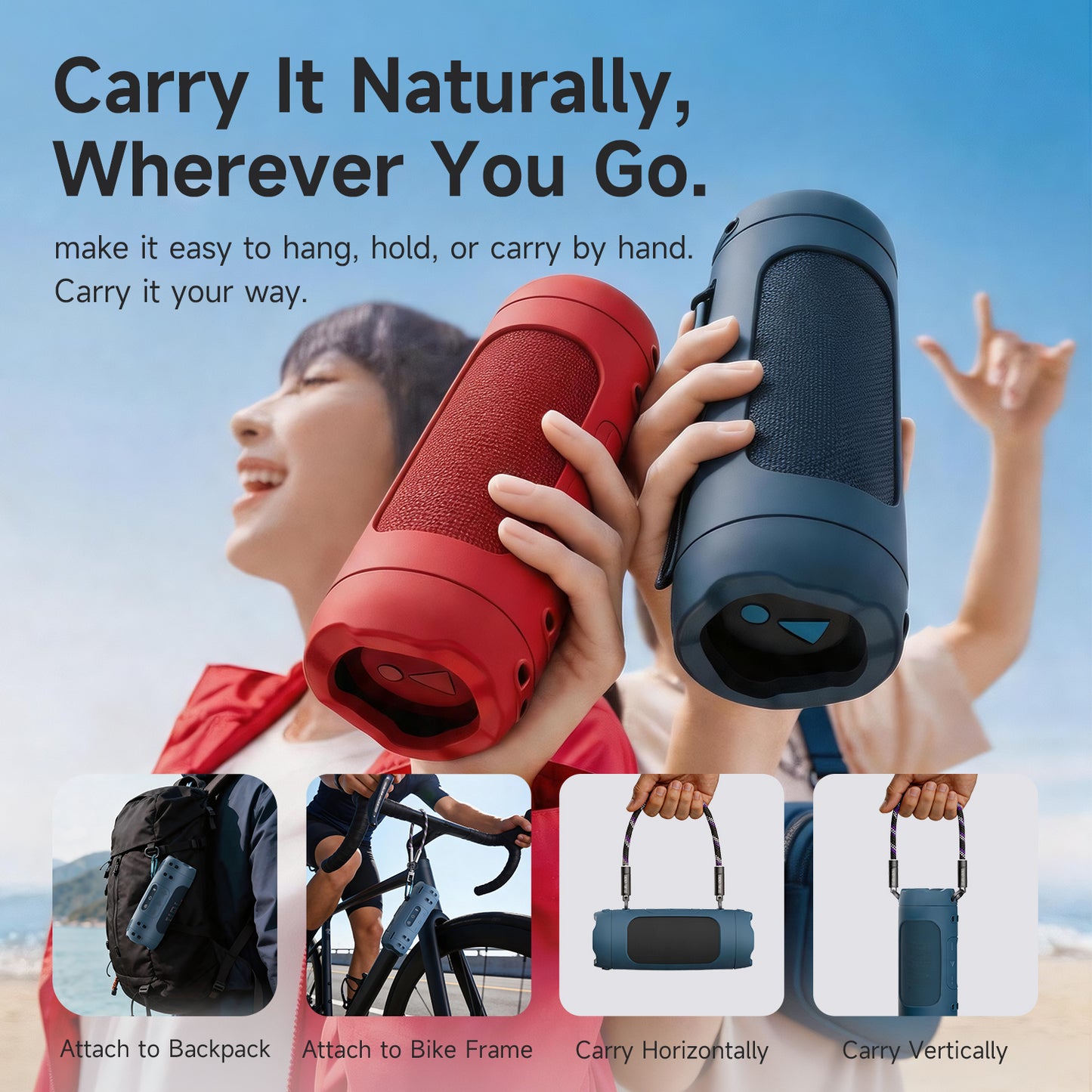 SikaiCase Silicone Case for JBL Flip 7 Portable Speaker