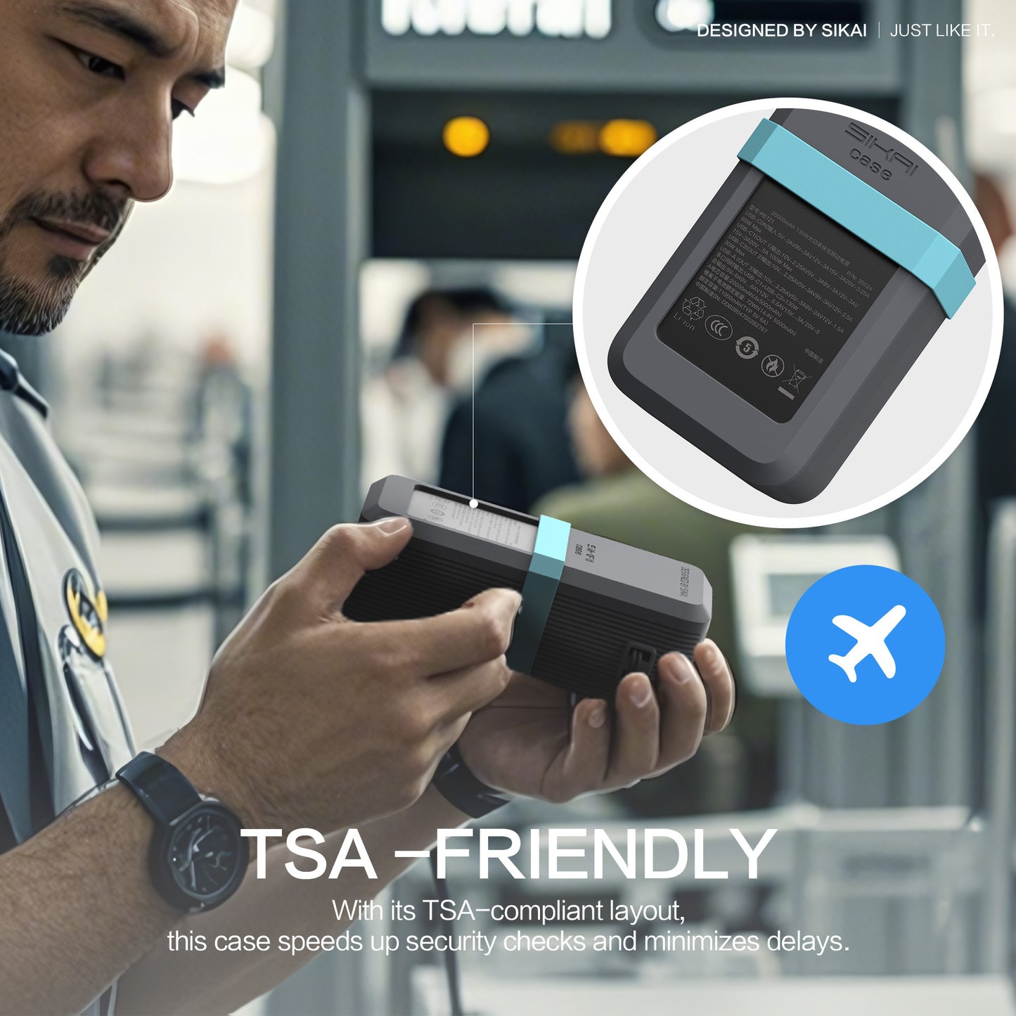 SikaiCase Silicone Case for UGREEN Nexode Power Bank 20000mAh 130W