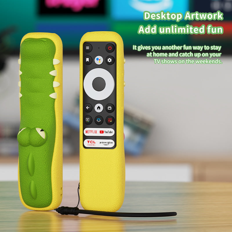 SikaiCase crocodile silicone remote cover for TCL RC902N FMR1 - product image 7