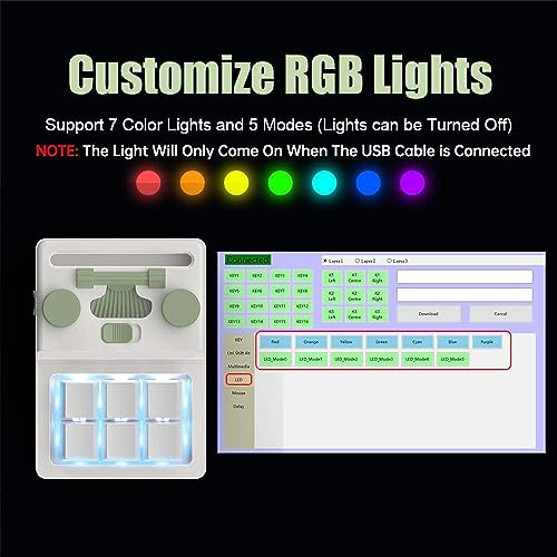 6 Key 2 Knob Programmable Macro Keyboard - Wired/Bluetooth/2.4G, 400mAh, RGB Hot - Swap for Gaming & Photoshop - SIKAI CASE