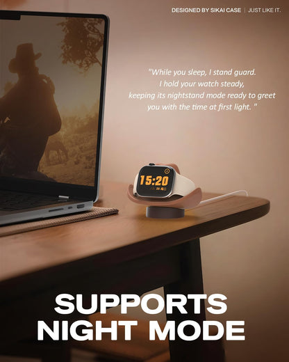 Cowboy Hat Charger Stand Compatible with Apple Watch Series Ultra2/Ultra/10/9/8/SE2/7/6/SE/5/4/3/2/1 (49/46/45/44/42/41/40/38mm),Cowboy Hat iWatch Stand,Supports Nightstand Mode