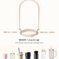 SIKAI CASE Water Bottle Handle, Silicone Water Bottle Accessories Compatible with Owala, Stanley Cups, Hydro Flask and Most 8-40oz Bottles, Lanyards with Croc Charms Hole for DIY Fun