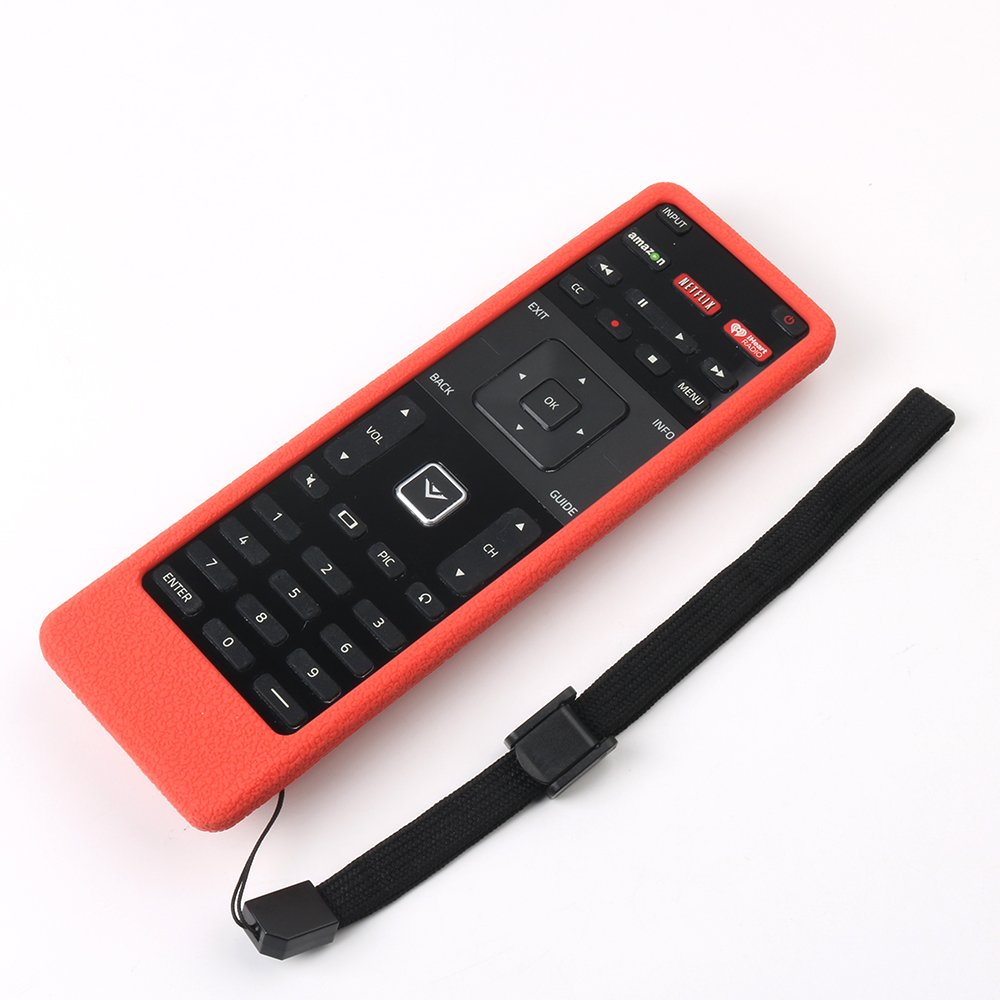 SIKAI Remote Case for Vizio XRT122 Smart TV - Shockproof Silicone Cover with Lanyard