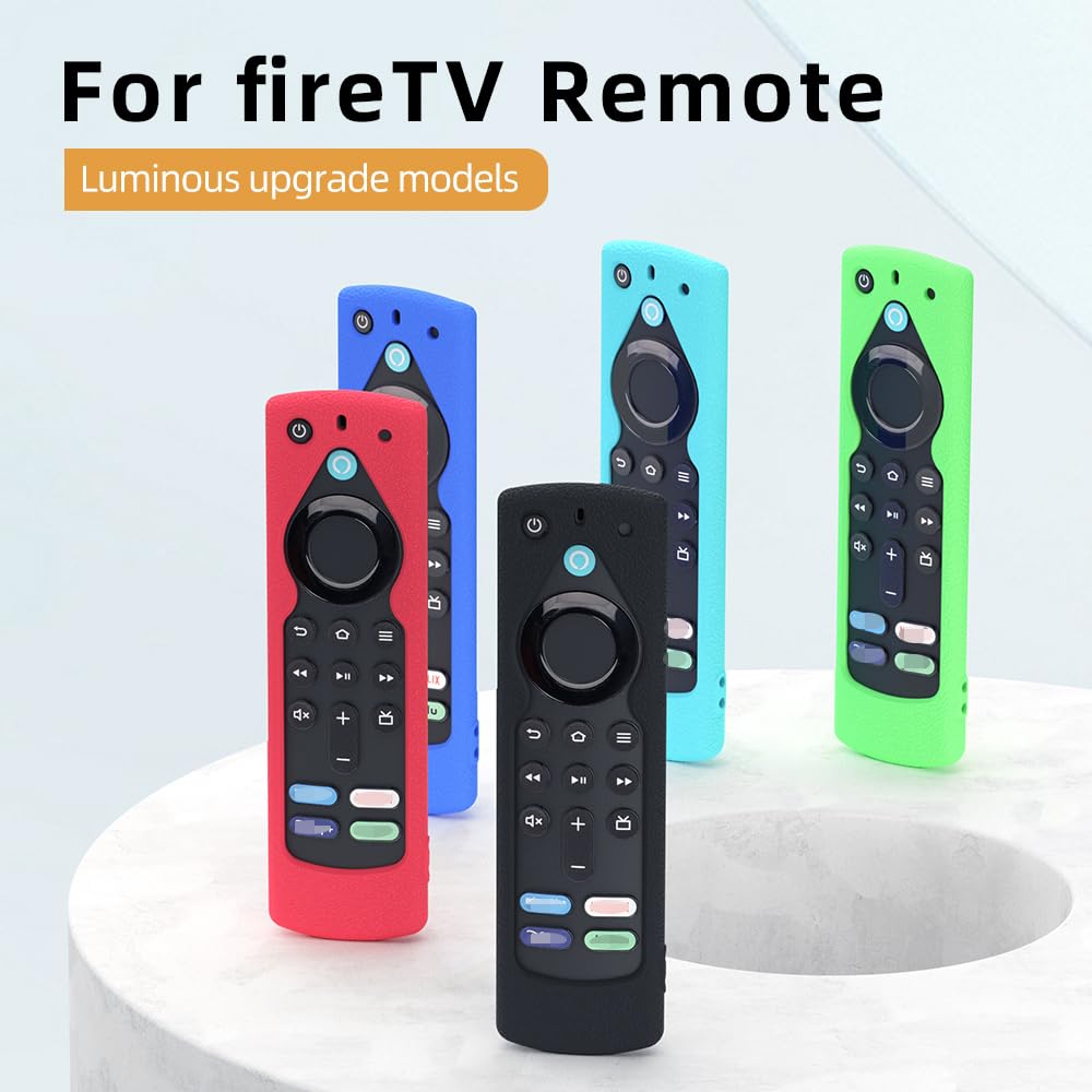 SIKAI Fire TV Remote Cover 3rd Gen 2021 - Compatible with Fire TV Stick 4K/4K Max, Anti-Slip Silicone Protective Case