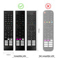Silicone Hisense Remote Cover Compatible with Hisense Smart TV Remote ERF3C80H,2AVIGBR0001,25780-2AVIGBR0001,Skin-Friendly Case for A4H Series Android TV Remote Anti-Lost with Lanyard(Black)