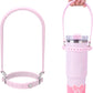 SIKAI CASE Water Bottle Handle, Silicone Water Bottle Accessories Compatible with Owala, Stanley Cups, Hydro Flask and Most 8-40oz Bottles, Lanyards with Croc Charms Hole for DIY Fun