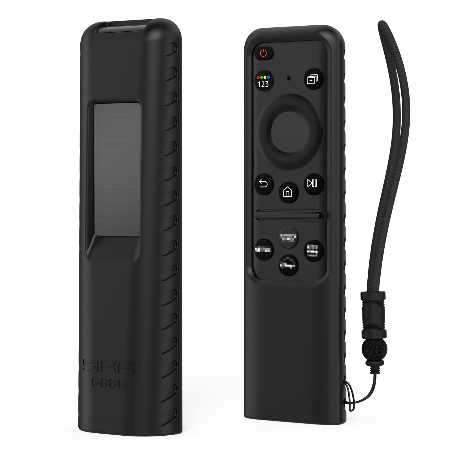 for Samsung Silicone Remote Cover Compatible with Samsung 2023,2024 TM2360E BN59 01432A TM2361E BN59 01455A Samsung Smart TV Remote Case Shockproof Dustproof Anit lost with Lanyard