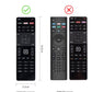 SIKAI Remote Case for Vizio XRT500 Smart TV Remote [Eco-Friendly] Case for VIZIO Smart LCD LED TV Remote Control [Shock Proof] Silicone Cover for Vizio XRT500 Remote with Lanyard (Luminous Green)