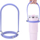 SIKAI CASE Water Bottle Handle, Silicone Water Bottle Accessories Compatible with Owala, Stanley Cups, Hydro Flask and Most 8-40oz Bottles, Lanyards with Croc Charms Hole for DIY Fun