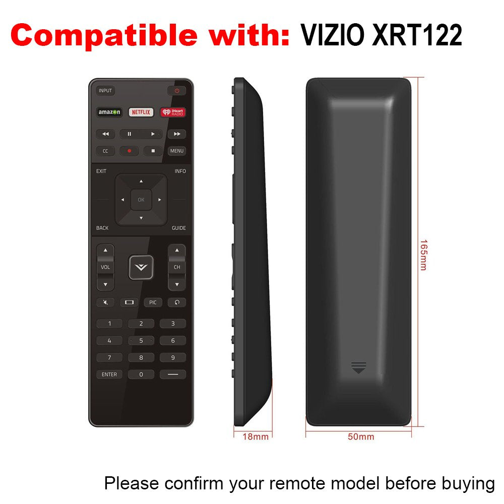 SIKAI Remote Case for Vizio XRT122 Smart TV - Shockproof Silicone Cover with Lanyard