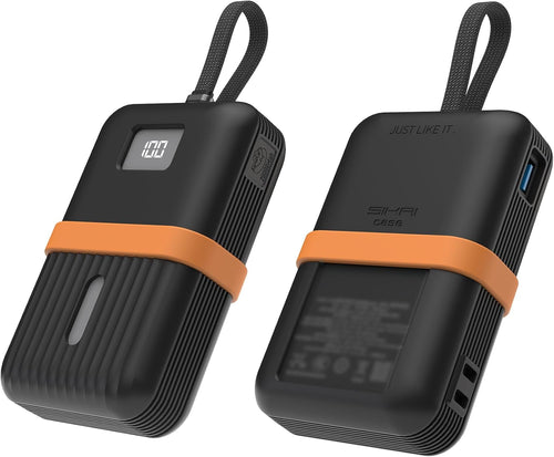 Silicone Case for Anker Zolo Power Bank (20,000mAh 30W) A1681/A1688H11 Protective Cover with Lanyard Slot, Drop-Proof Dust-Proof Precise Cutouts for Daily Use & Travel