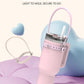 SIKAI CASE Water Bottle Handle, Silicone Water Bottle Accessories Compatible with Owala, Stanley Cups, Hydro Flask and Most 8-40oz Bottles, Lanyards with Croc Charms Hole for DIY Fun