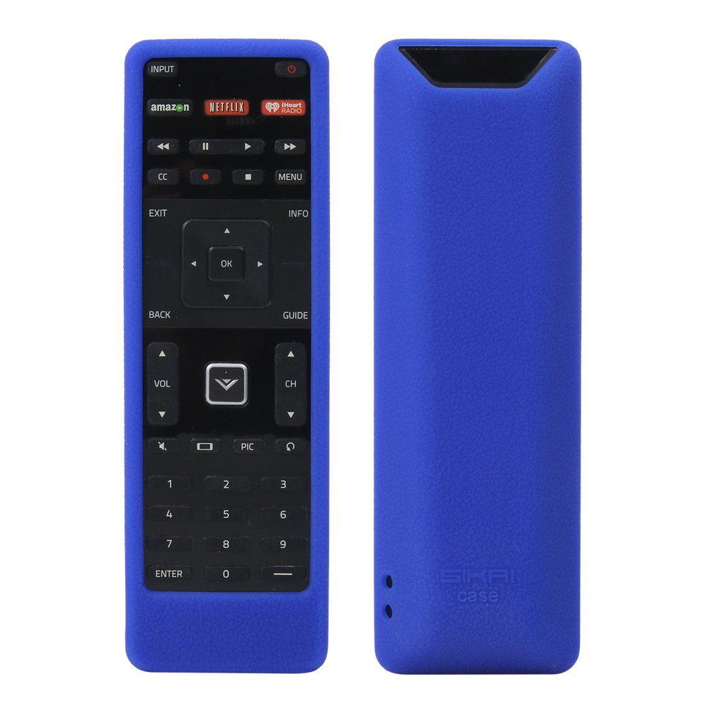 SIKAI Remote Case for Vizio XRT122 Smart TV - Shockproof Silicone Cover with Lanyard