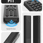 Silicone Hisense Remote Cover Compatible with Hisense Smart TV Remote ERF3C80H,2AVIGBR0001,25780-2AVIGBR0001,Skin-Friendly Case for A4H Series Android TV Remote Anti-Lost with Lanyard(Black)