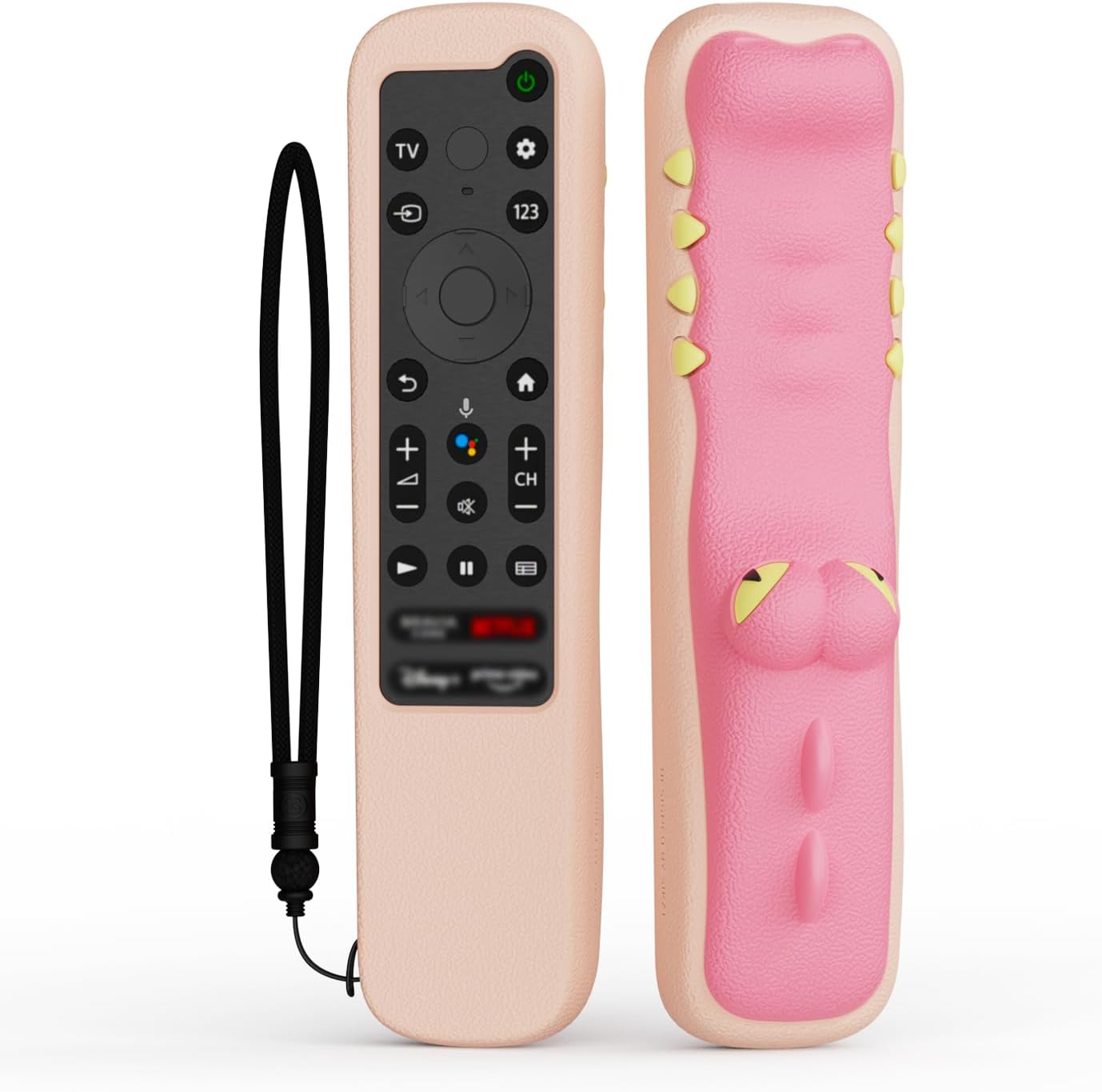 Silicone Sony TV Remote Case Compatible with 2022-2024 Sony BRAVIA XR TV RMF-TX800P/RMF-TX920U/RMF-TX900U/RMF-TX802U for Sony TV Remote Case,Anti-Lost with Remote Lanyard