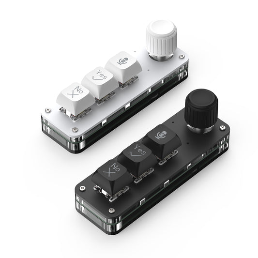 Vibe Coding Voice Macro Keypad with Built-In Mic & Knob