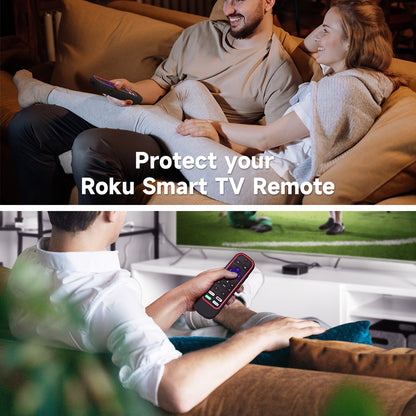 SikaiCase color-block silicone remote cover for Roku Voice Remote Pro RCS01R and Ultra 4800R 4670R - product image 6