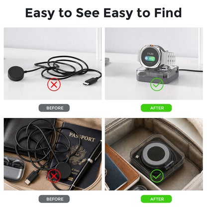 SikaiCase Travel Charging Dock Cable Organizer For Samsung Galaxy Watch