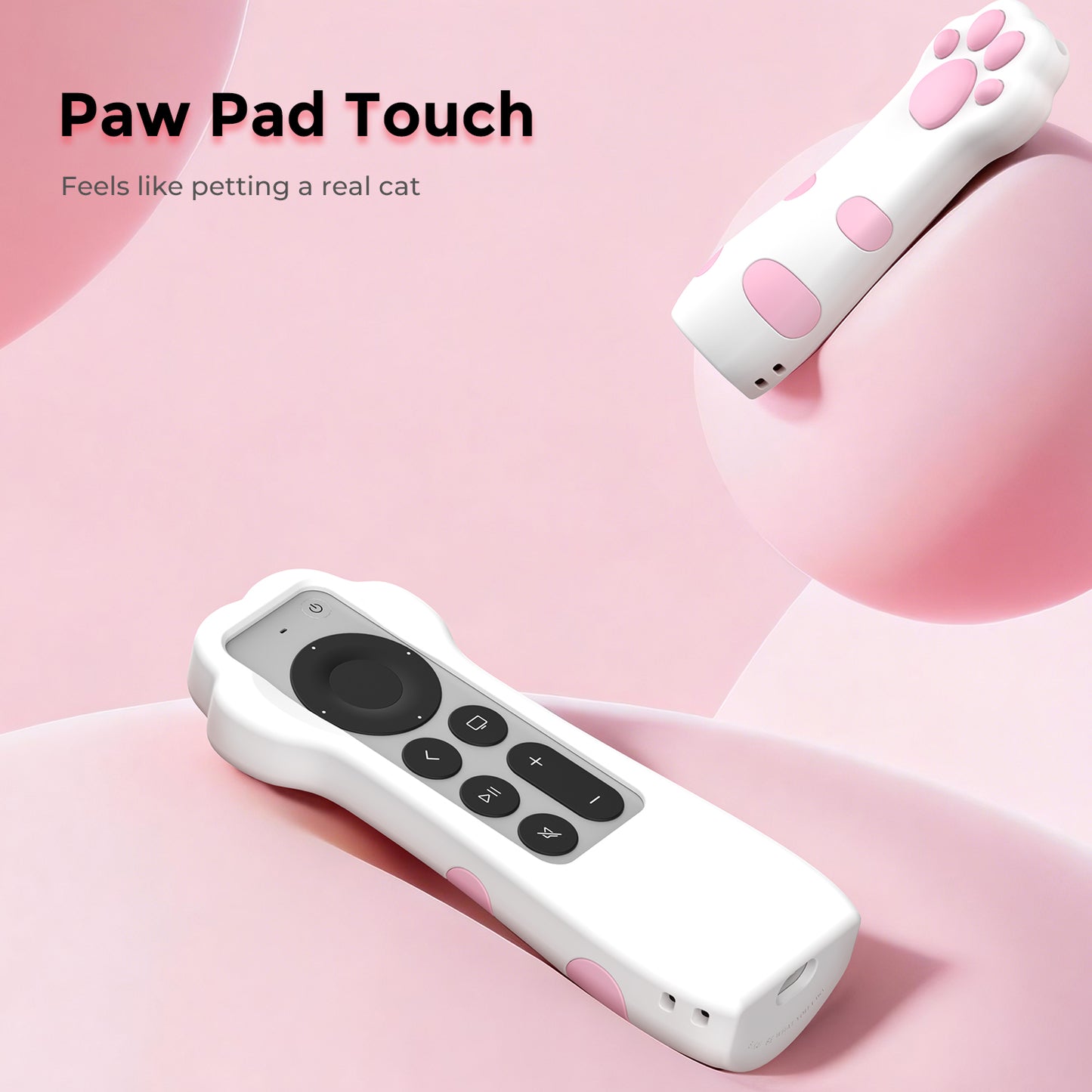 SikaiCase Cat Paw Silicone Remote Cover for Apple TV Siri Remote