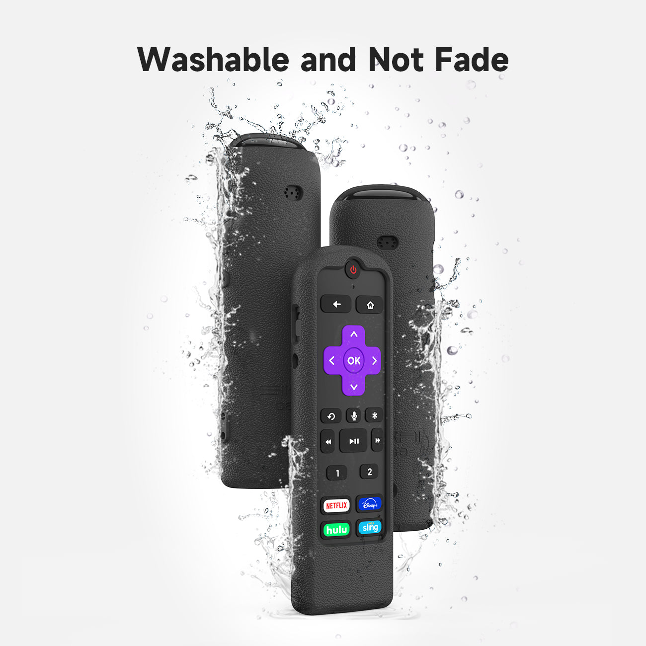 SikaiCase Silicone Remote Cover for ROKU RCS01R Voice / TCL RC580 Remote Control
