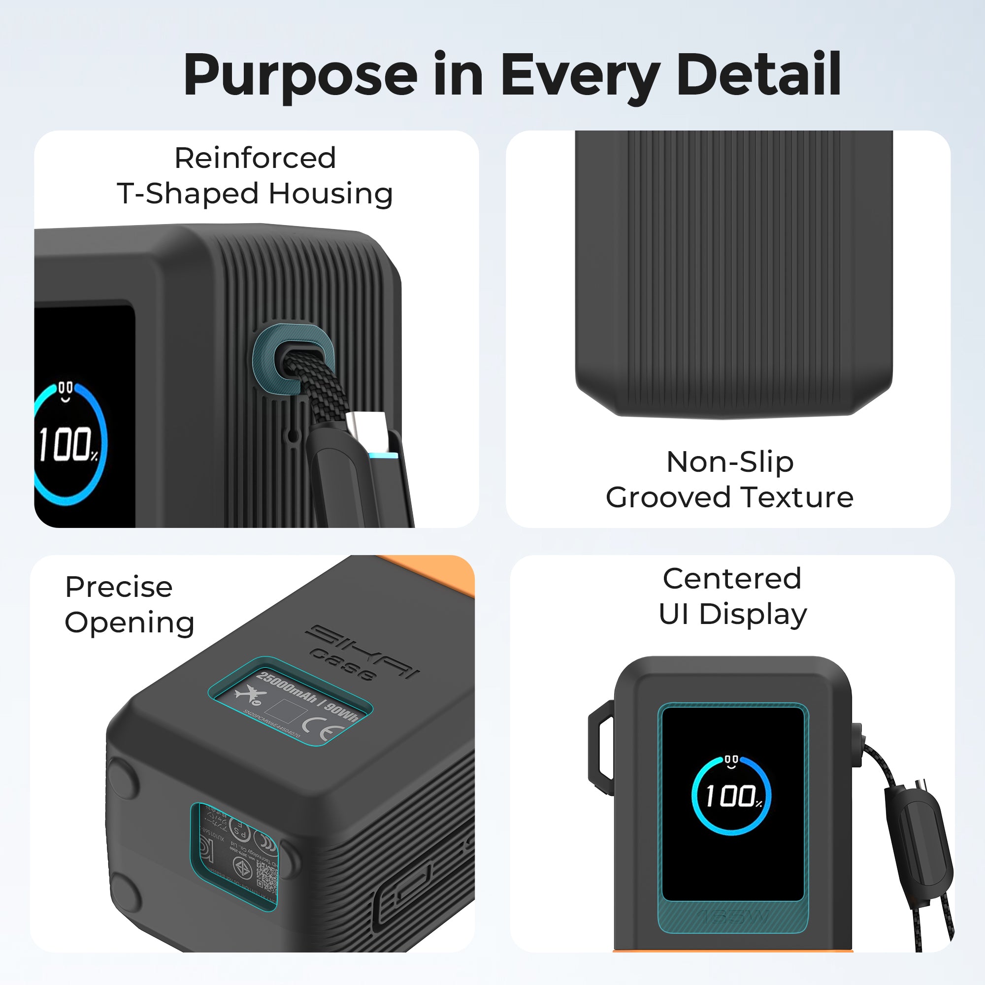 Anker Laptop Power Bank (25K, 165W) A1695 Case | SikaiCase – SIKAI