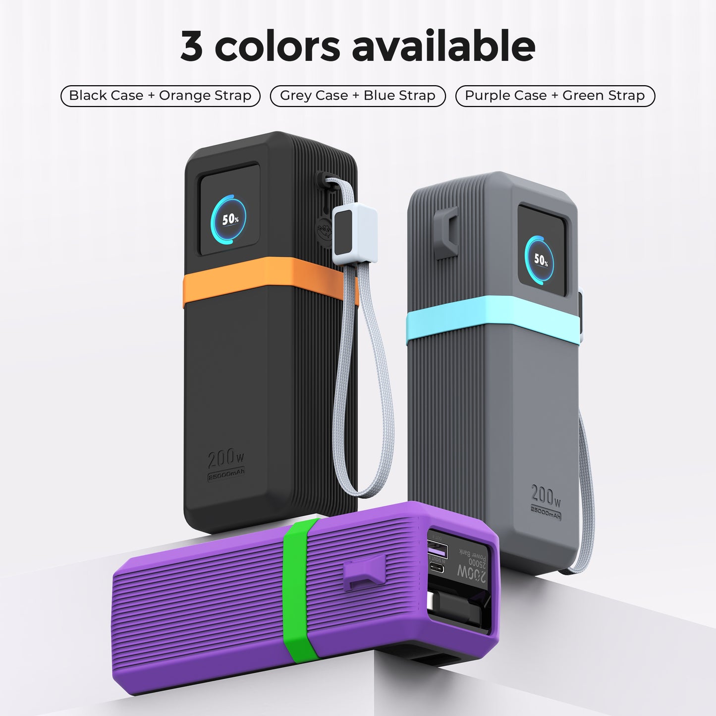 SikaiCase Silicone Case for UGREEN Nexode Power Bank 25000mAh 200W Built-In Cable